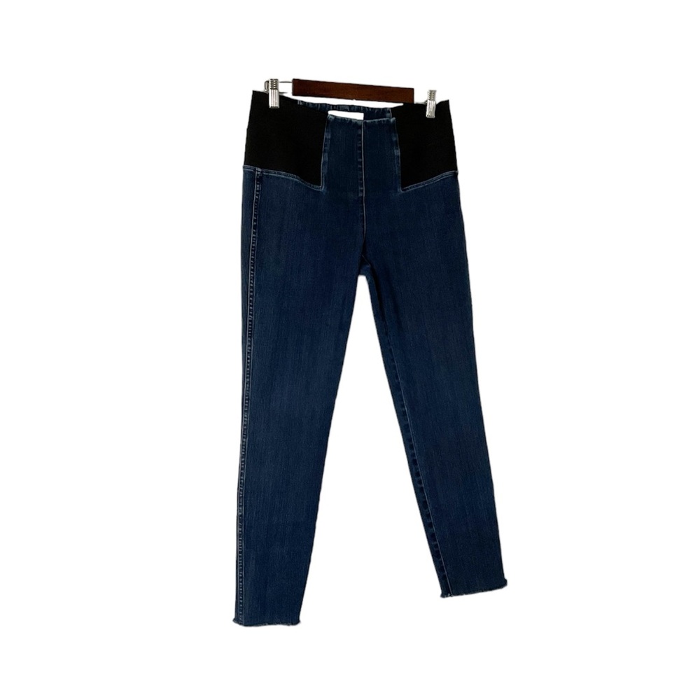 Lafayette 148 Maternity Skinny Jeans Size‎ Small Blue Denim